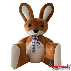 Lapin gonflable géant