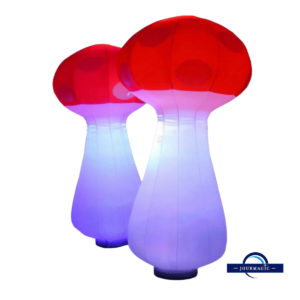 Location champignons gonflables LED 3m H