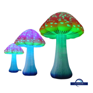 Location champignons gonflables LED 2m H