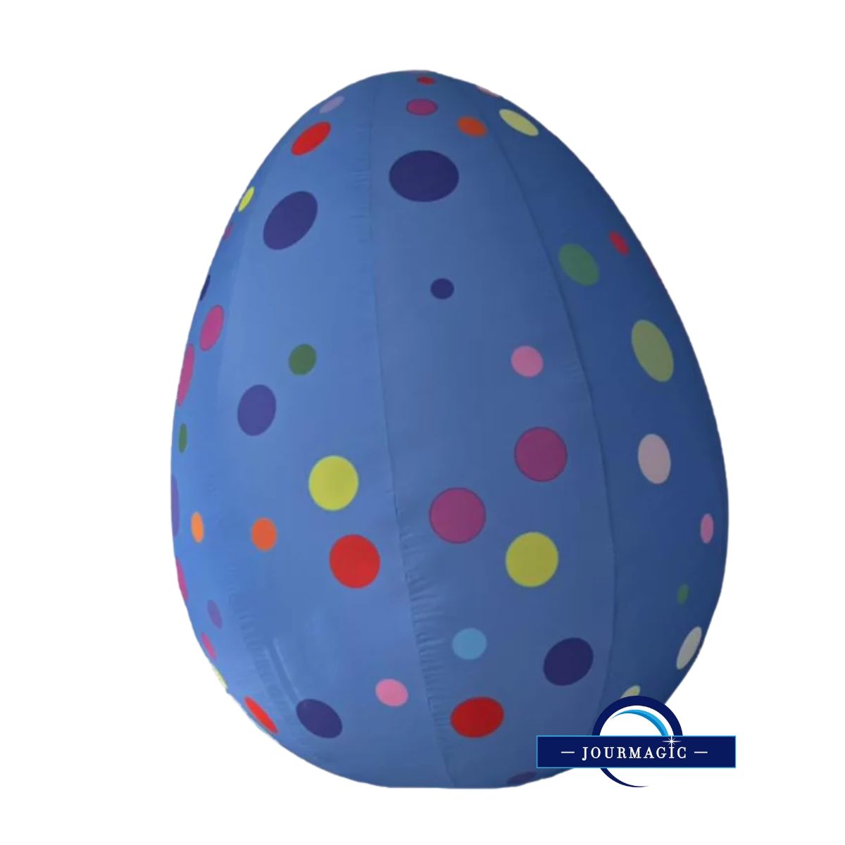 oeuf de paques bleu gonflable
